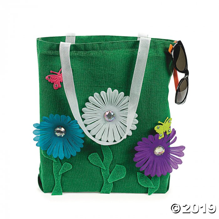Medium Green Canvas Tote Bags (Per Dozen)