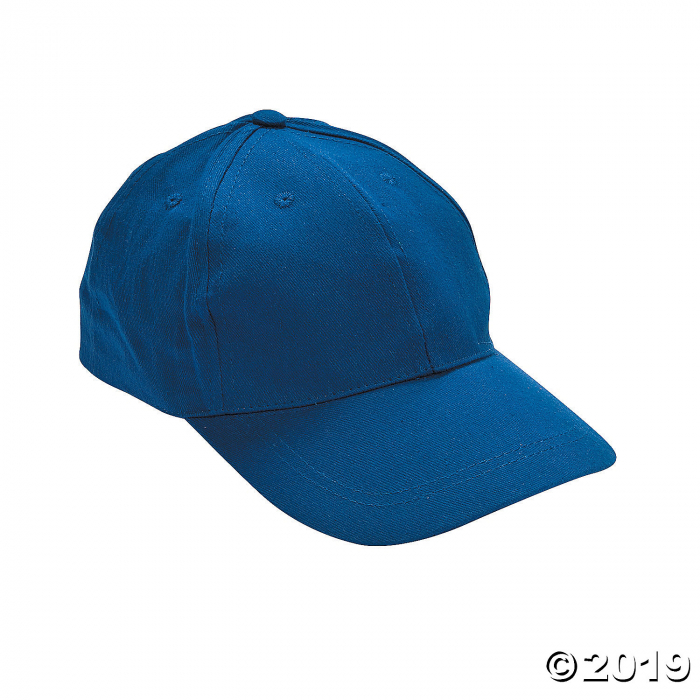 Blue Baseball Caps (Per Dozen)