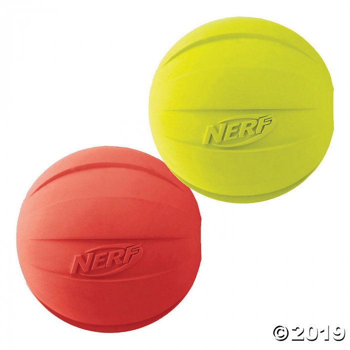 Nerf Squeak Ball 4.25" 2/Pkg-Green & Red (1 Piece(s))