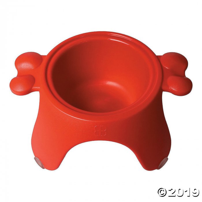 Petego Yoga Raised Pet Bowl - Medium, Red (1 Piece(s))