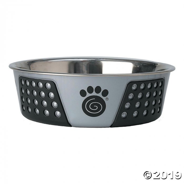 Stainless Steel Bowl - Gray/Black (1 Piece(s))