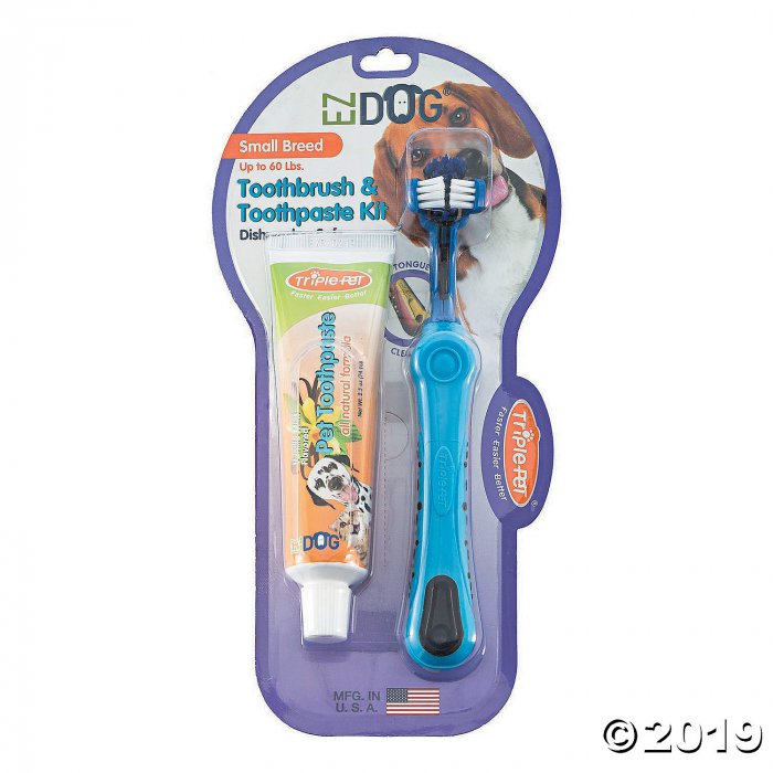 Ez Dog Toothbrush Kit-Small Breed (1 Piece(s))