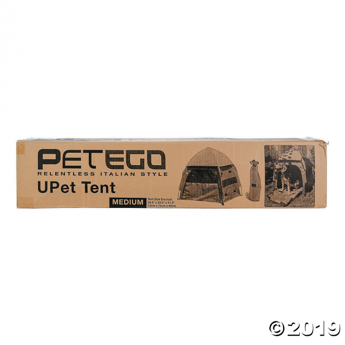 Petego UPet Portable Tent And Containment System - Medium, Orange/Charcoal (1 Piece(s))