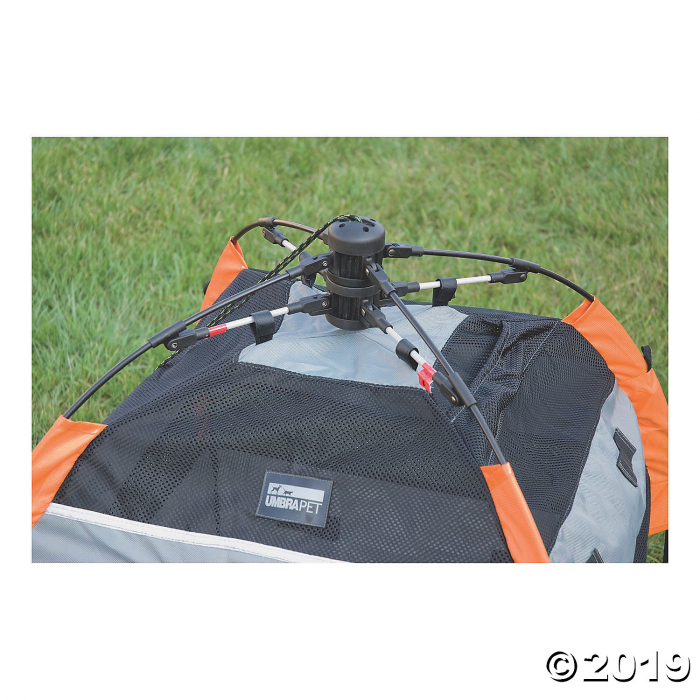 Petego UPet Portable Tent And Containment System - Medium, Orange/Charcoal (1 Piece(s))