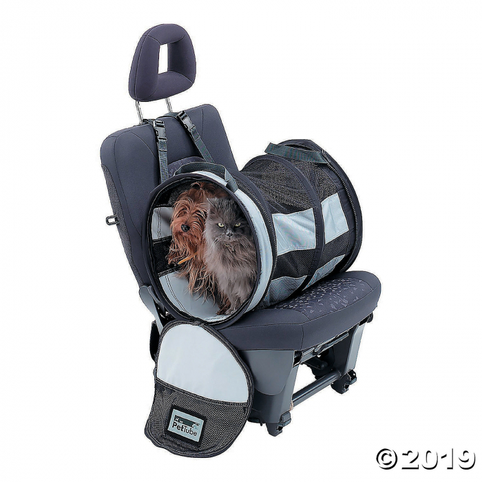 Petego Pet Tube Car Kennel 18x18"-Small, Black/Gray (1 Piece(s)) Petego Pet Tube Car Kennel 18x18"-Small, Black/Gray (1 Piece(s))