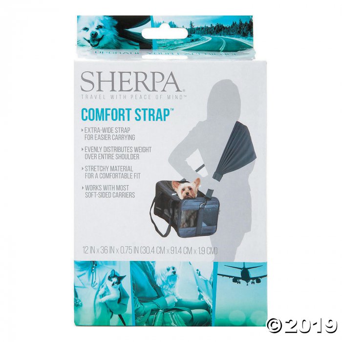 Travel Pet Carrier Comfort Strap-Black (1 Piece(s))