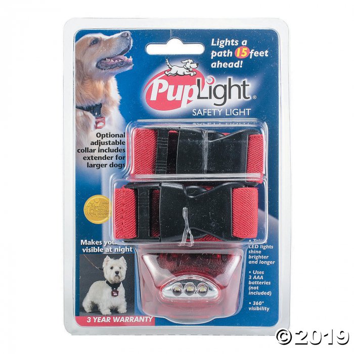 Puplight(Tm) Safety Collar-Red (1 Piece(s))