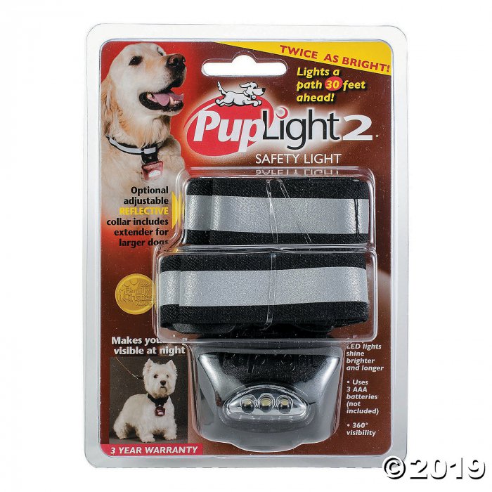 Bright Safety Flashlight Collar-Black (1 Piece(s))