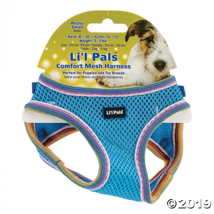 Li'l Pals Comfort Mesh Dog Harness - Blue Lagoon - Petite Small (1 Piece(s))