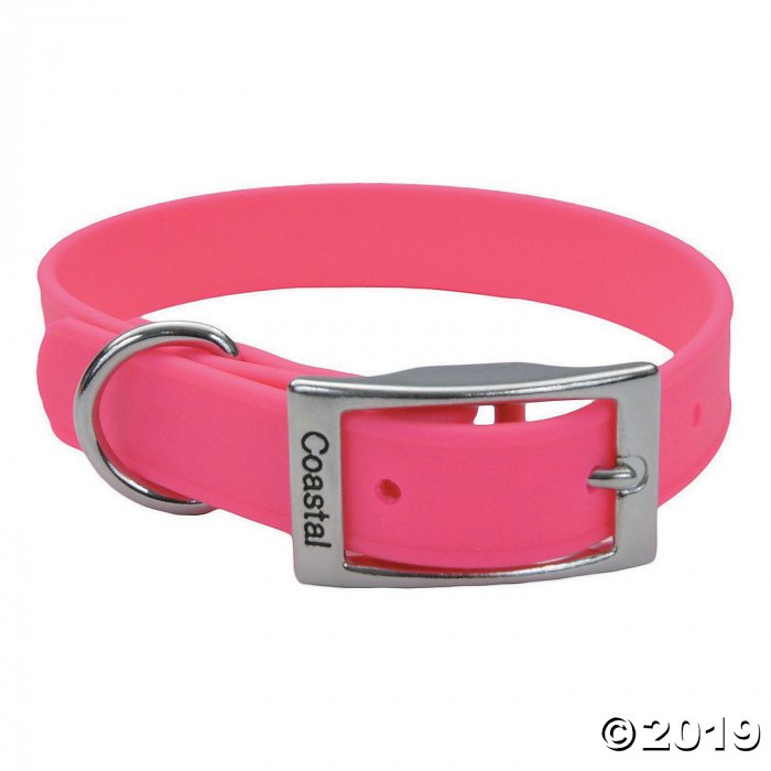 Coastal 14" Waterproof Dog Collar-Pink (1 Piece(s))