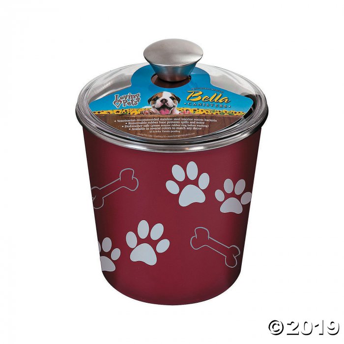 Loving Pets Products-Bella Canister - Merlot (1 Piece(s))