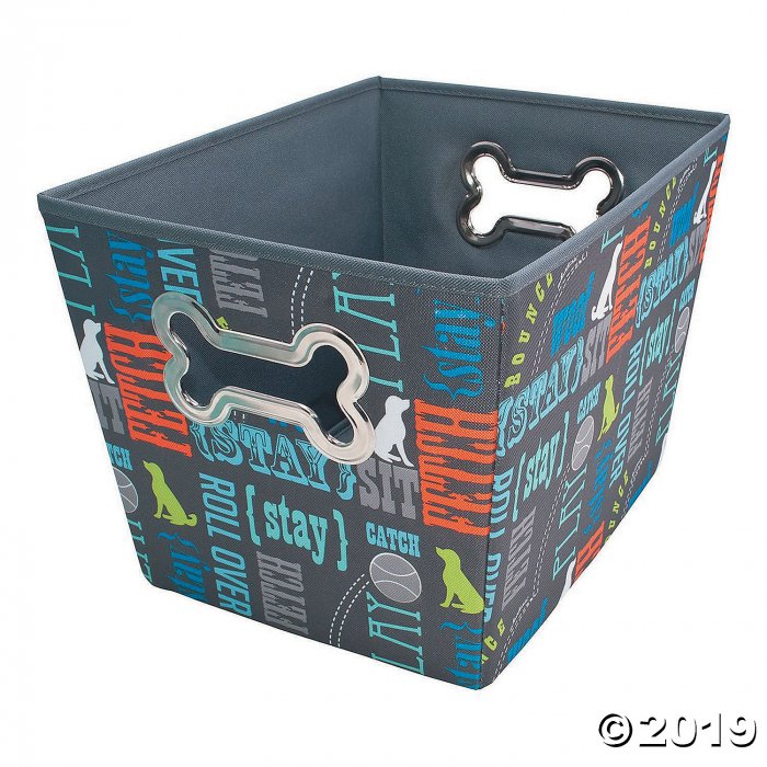 Pet Toy Bin 14.5"X10.75"X10"-Word Play (1 Piece(s))