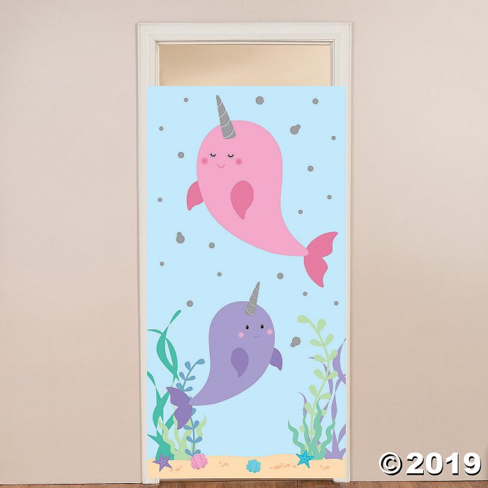 Narwhal Party Door Cover (1 Piece(s))