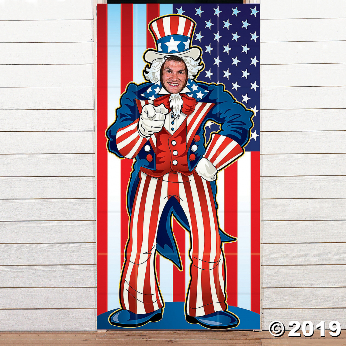 Vinyl Uncle Sam Photo Door Banner