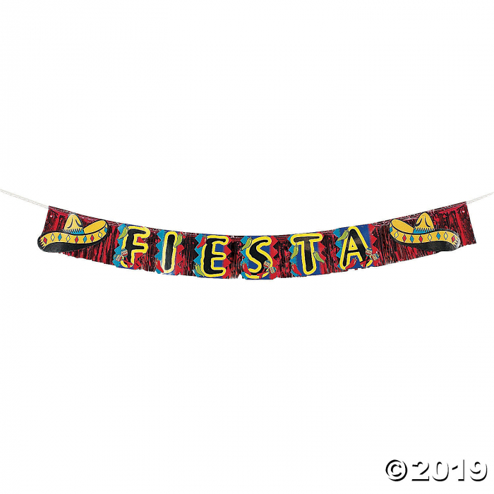 Fiesta Fringe Foil Banner