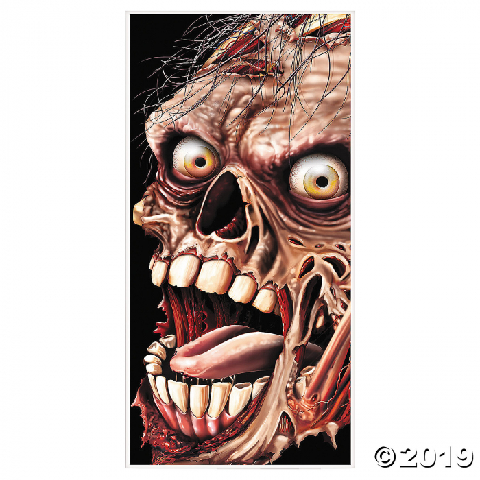 Zombie Door Cover Halloween Decoration (1 Piece(s)) Zombie Door Cover Halloween Decoration (1 Piece(s))
