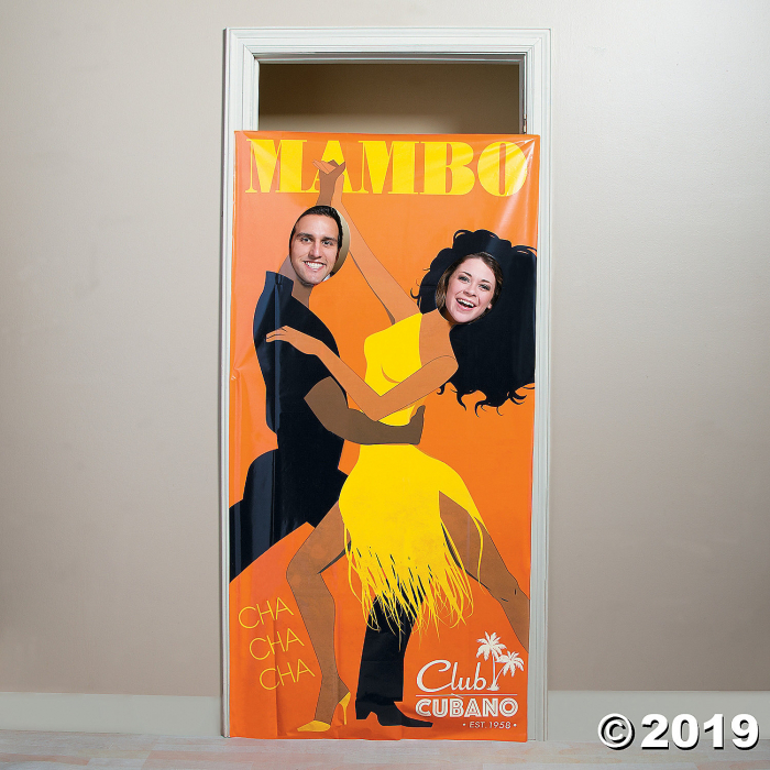 Cuban Couple Photo Door Banner (1 Piece(s))