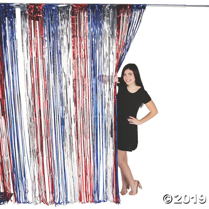 Patriotic Foil Door Curtain (1 Piece(s))