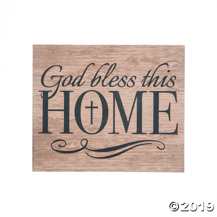 God Bless This Home Décor Sign (1 Piece(s))