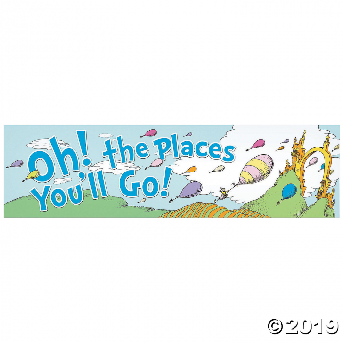 Dr. Seuss Oh, the Places You'll Go Banner (1 Piece(s))