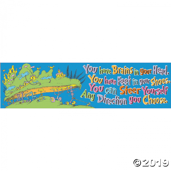 Dr. Seuss Direction You Choose Banner (1 Piece(s)) | GlowUniverse.com