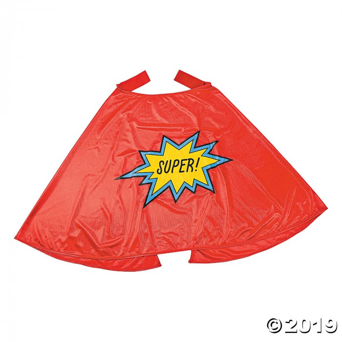 Red Graduation Superhero Cape (1 Piece(s))