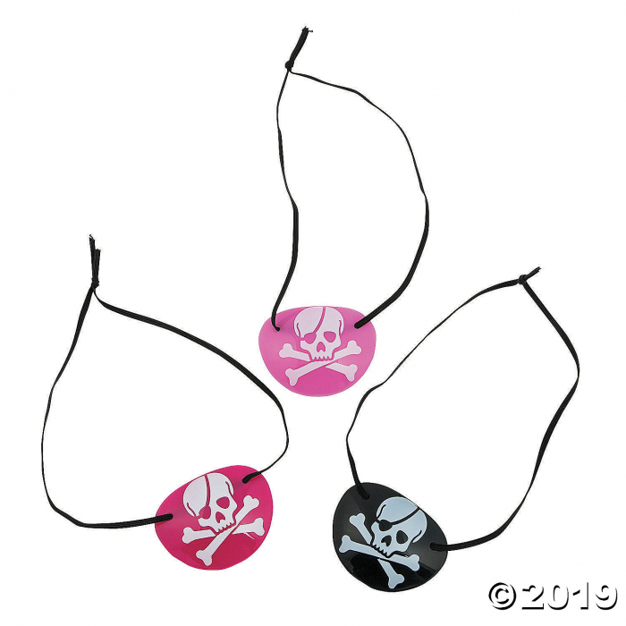 Pink Pirate Eye Patches (Per Dozen)