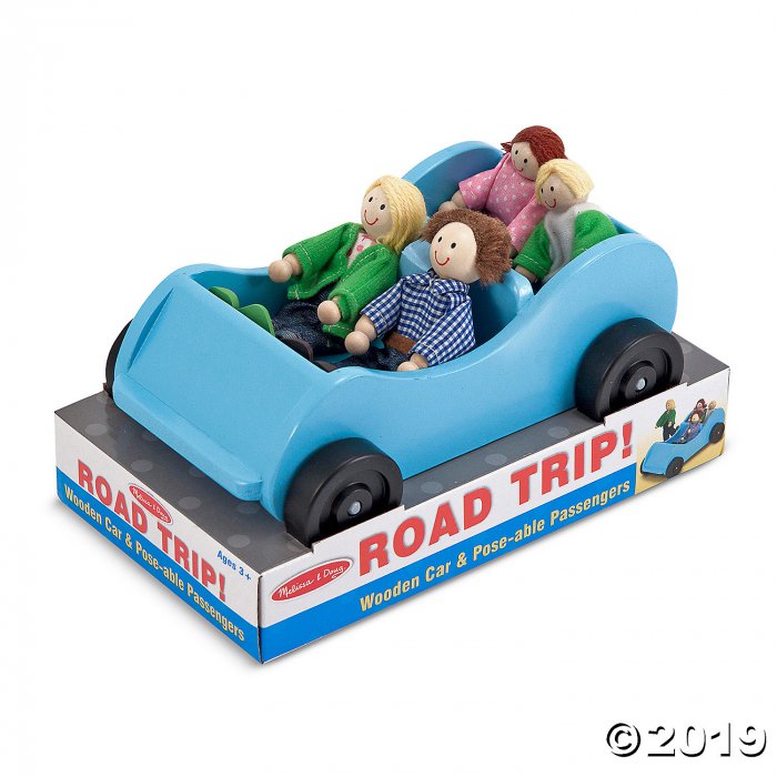 Road Trip! Wooden Car & Pose-able Passengers (1 Piece(s))