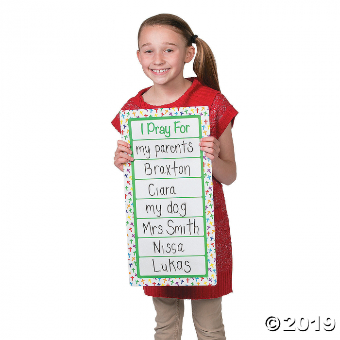 I Pray For Dry Erase Posters (1 Set(s))