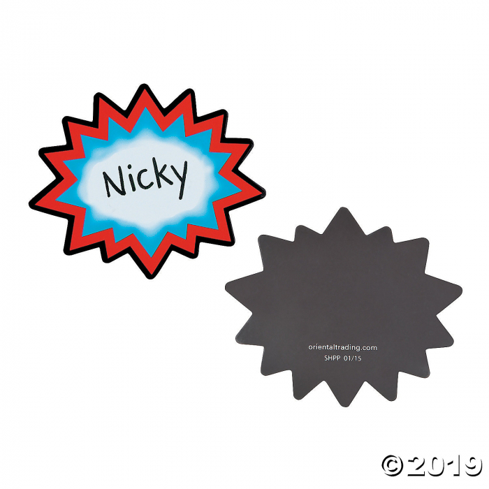 Superhero Dry Erase Magnets (Per Dozen)