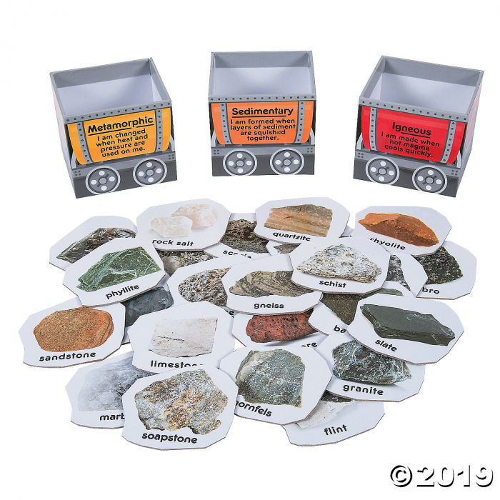 Types of Rocks Sorting Boxes (1 Set(s)) | GlowUniverse.com