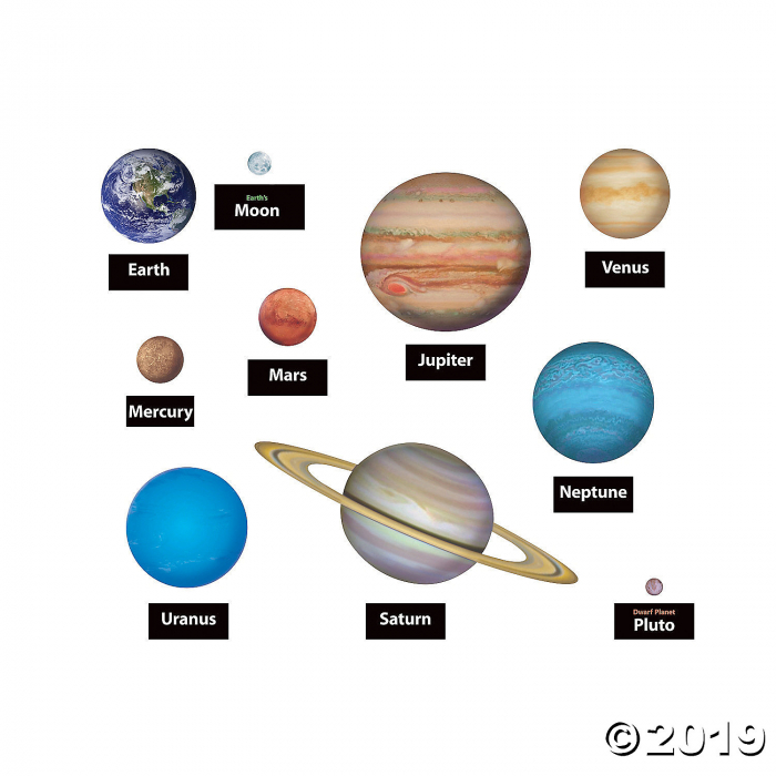 Classic Accents® Planets Bulletin Board Cutouts (36 Piece(s)) Classic Accents® Planets Bulletin Board Cutouts (36 Piece(s))