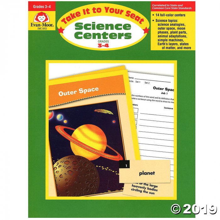 Take It to Your Seat Science Centers Book, Grades 3-4 (1 Piece(s))