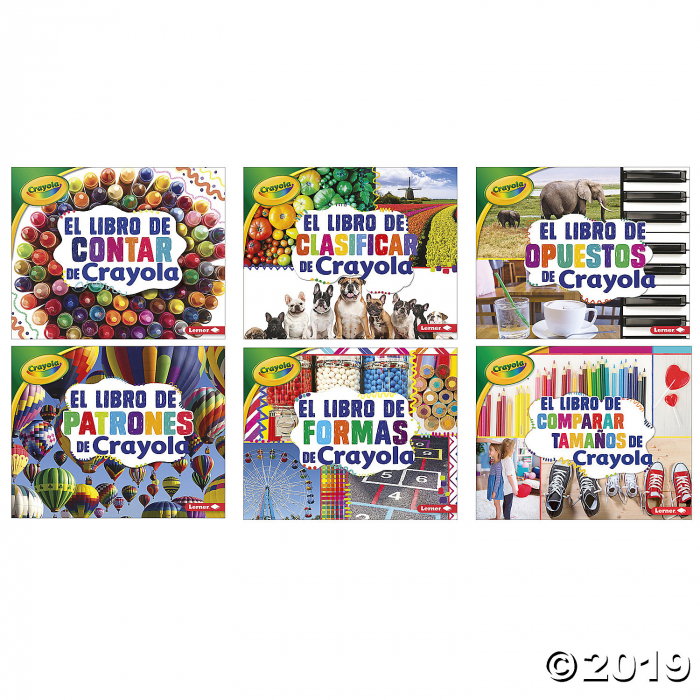 Crayola ® Concepts Books, Spanish, Set of 6 (1 Piece(s)) Crayola ® Concepts Books, Spanish, Set of 6 (1 Piece(s))