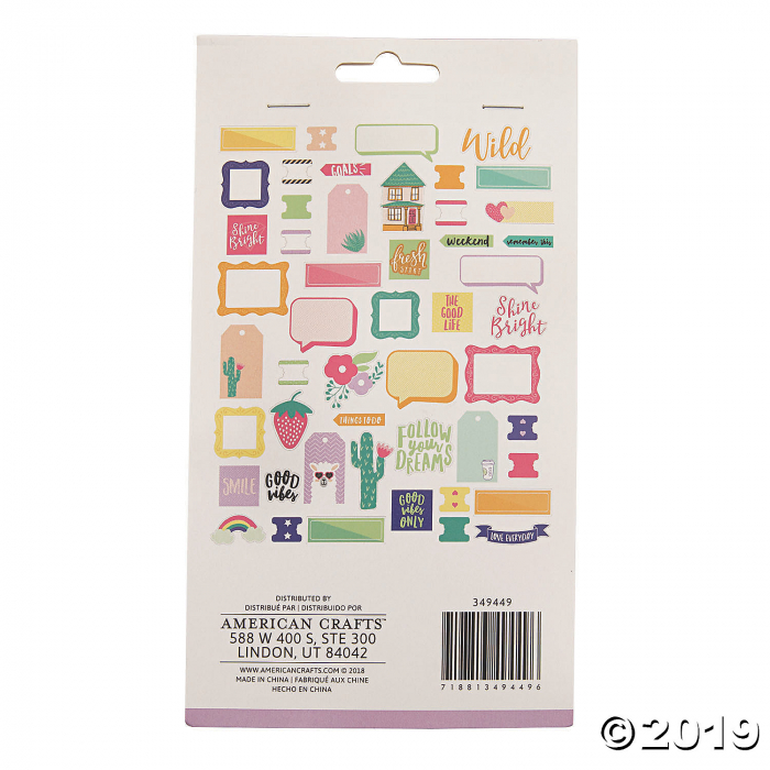 American Crafts Good Vibes Die-Cut Shapes (50 Piece(s))