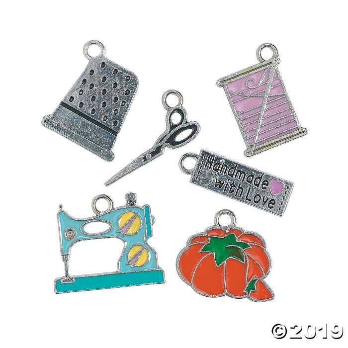 Sewing Enamel Charms (12 Piece(s))