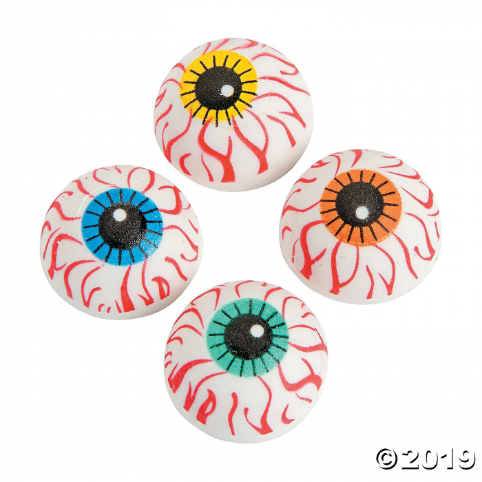 Eyeball Erasers (24 Piece(s))