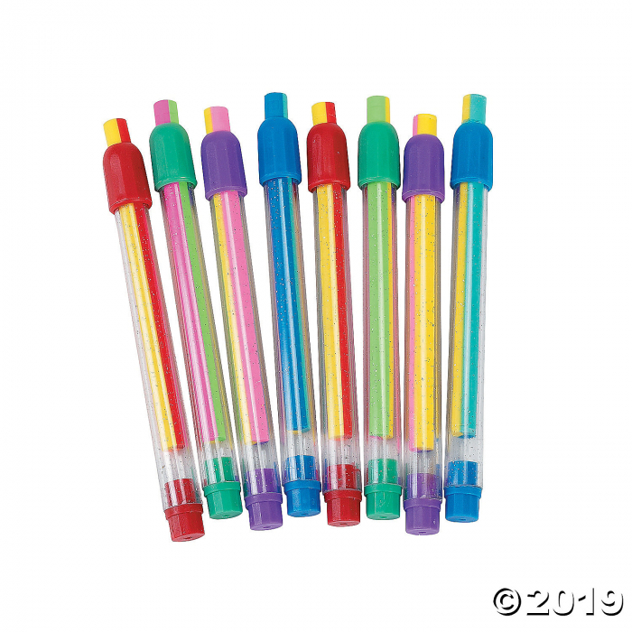 Striped Eraser Sticks (Per Dozen)