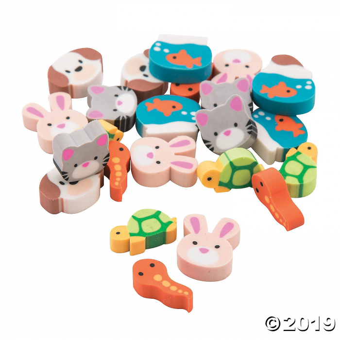 Mini Pets Erasers (144 Piece(s))