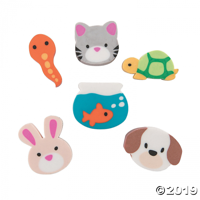 Mini Pets Erasers (144 Piece(s))