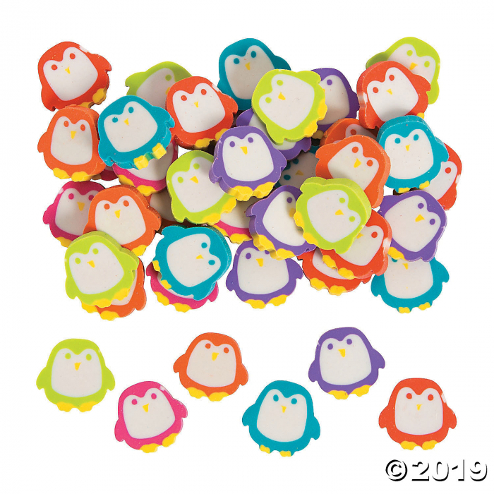 Mini Penguin Eraser Assortment (144 Piece(s))