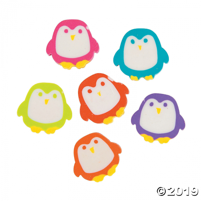 Mini Penguin Eraser Assortment (144 Piece(s))