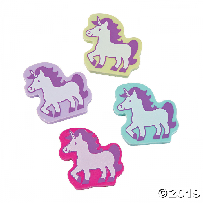 Unicorn Erasers (24 Piece(s))