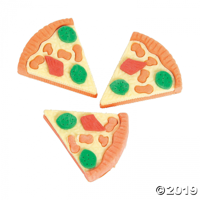 Pizza Erasers (12 Piece(s))