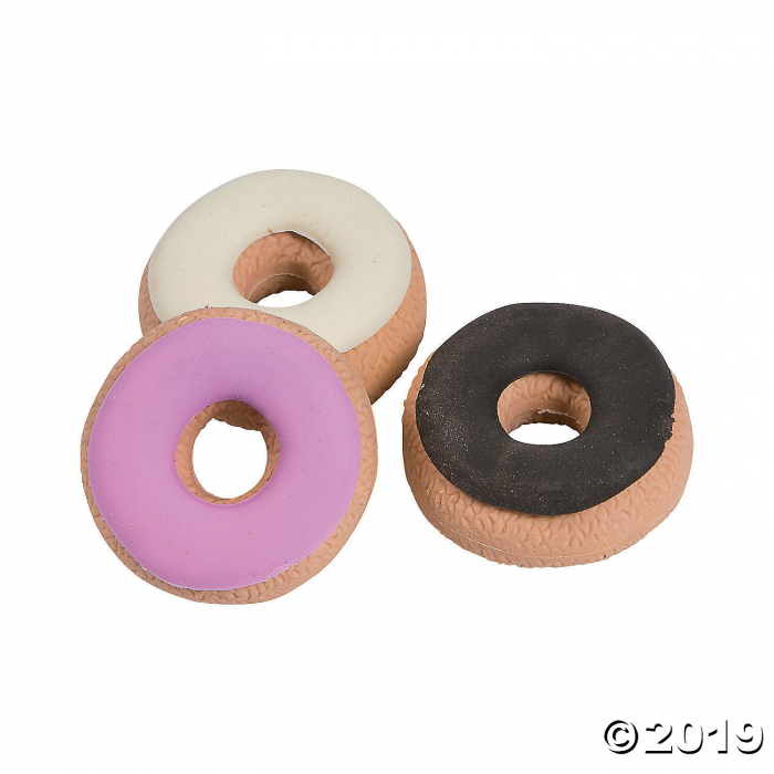 3D Donut Erasers (24 Piece(s))