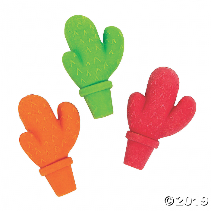 Fiesta Cactus Erasers (24 Piece(s))