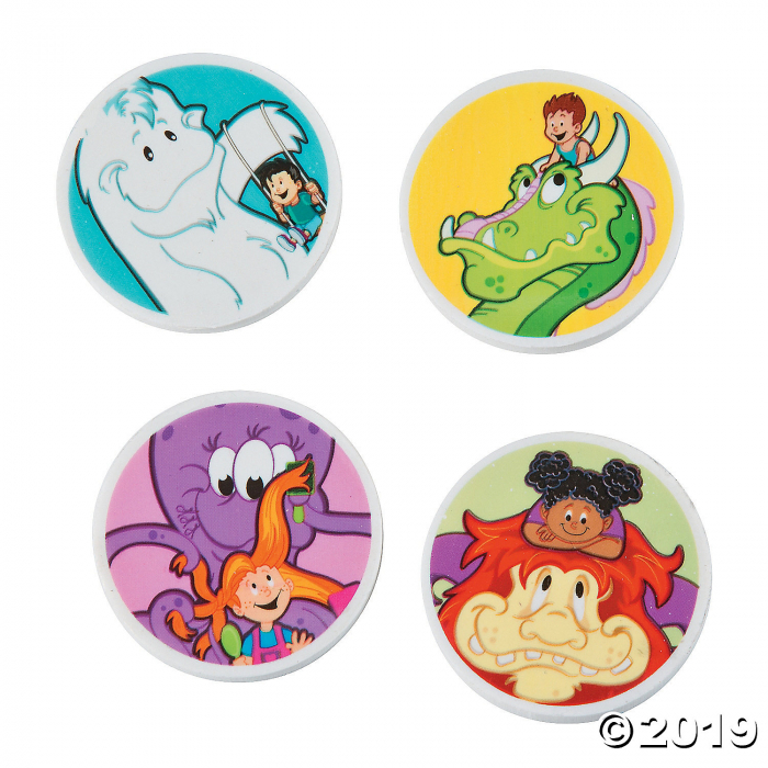 My Monster & Me Jumbo Erasers (24 Piece(s))