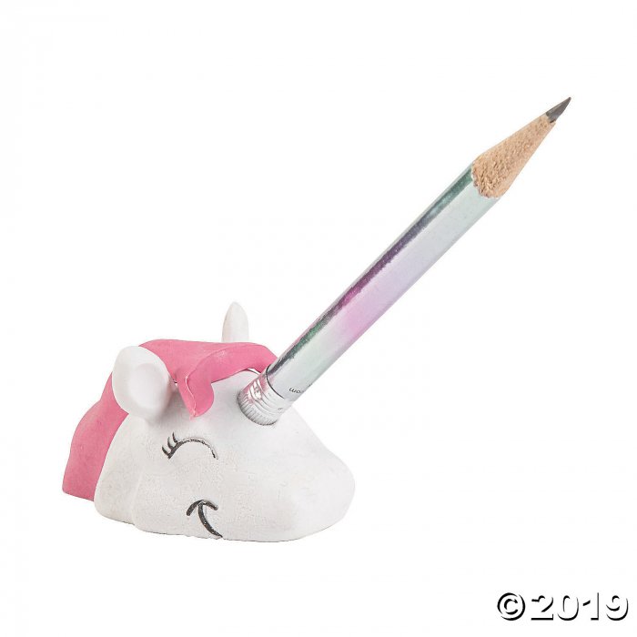 Unicorn Pencil Top Erasers (Per Dozen)