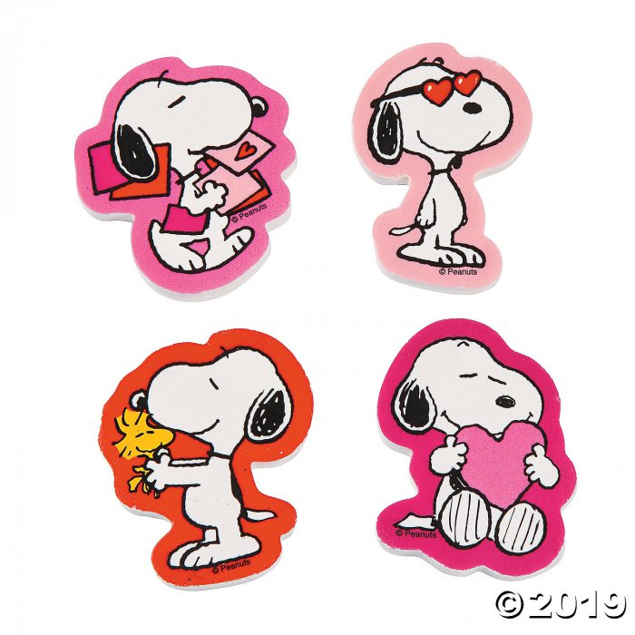 Peanuts® Valentine Erasers (24 Piece(s))