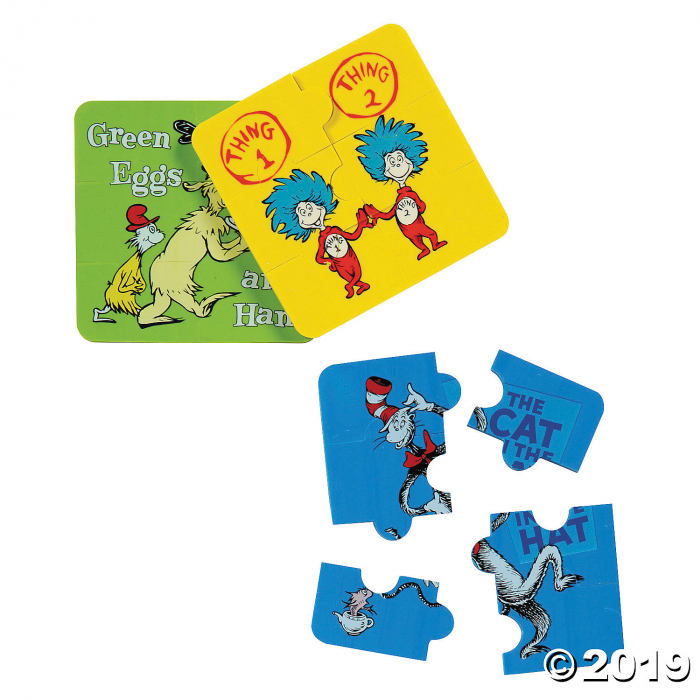 Dr. Seuss Puzzle Erasers (24 Piece(s))